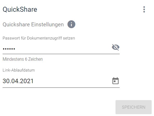 5F QuickShare Einstellungen 5F QuickShare Einstellungen