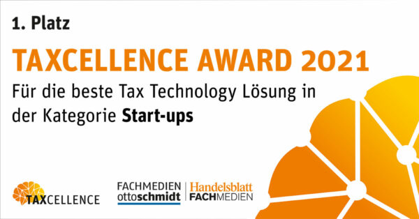 Gewinner des Taxcellence Awards 2021