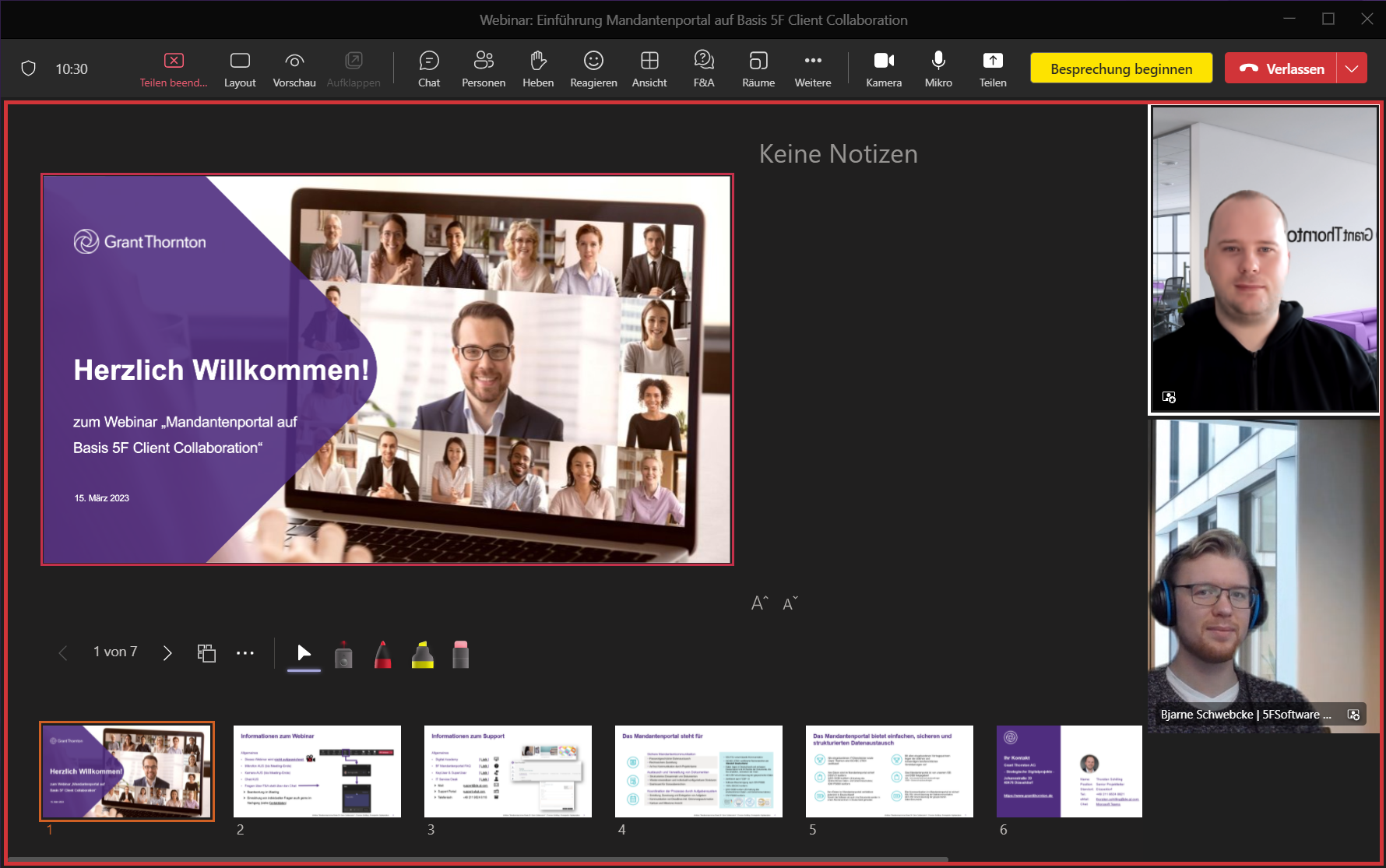 5FSoftware Schulungen – Grant Thornton AG 5FSoftware Schulungen – Grant Thornton AG