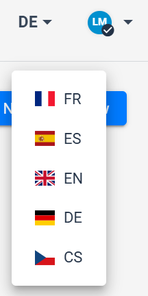Sprachumschalter in 5F